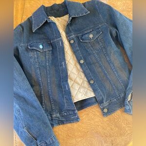 Women's Quilted  Denim Jacket Size~ Medium
